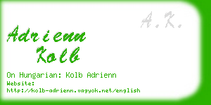 adrienn kolb business card